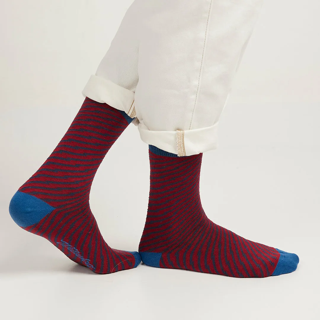 Socks Bolt Red