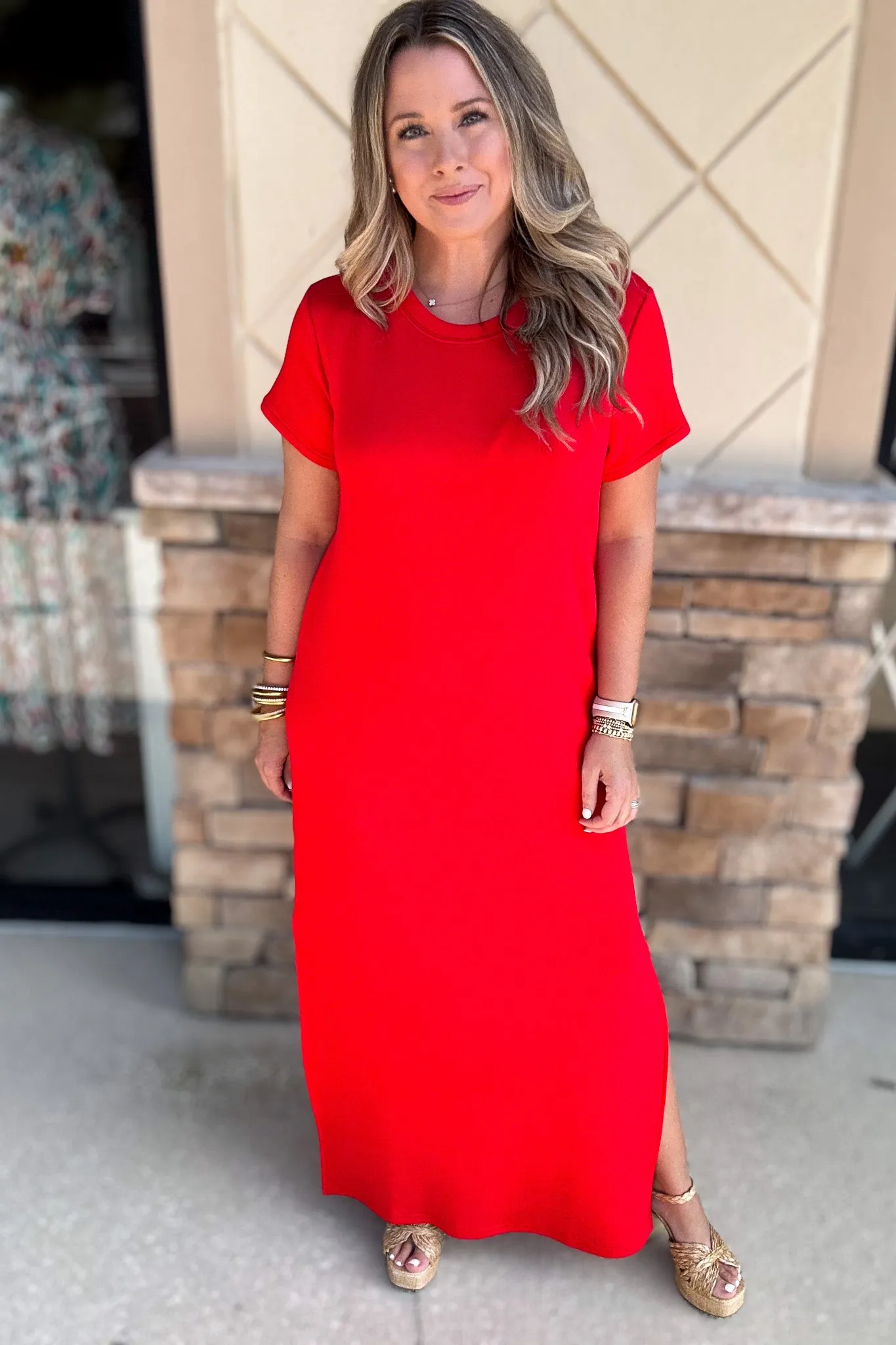 Spanx: AirEssentials Maxi Dress - Spanx Red