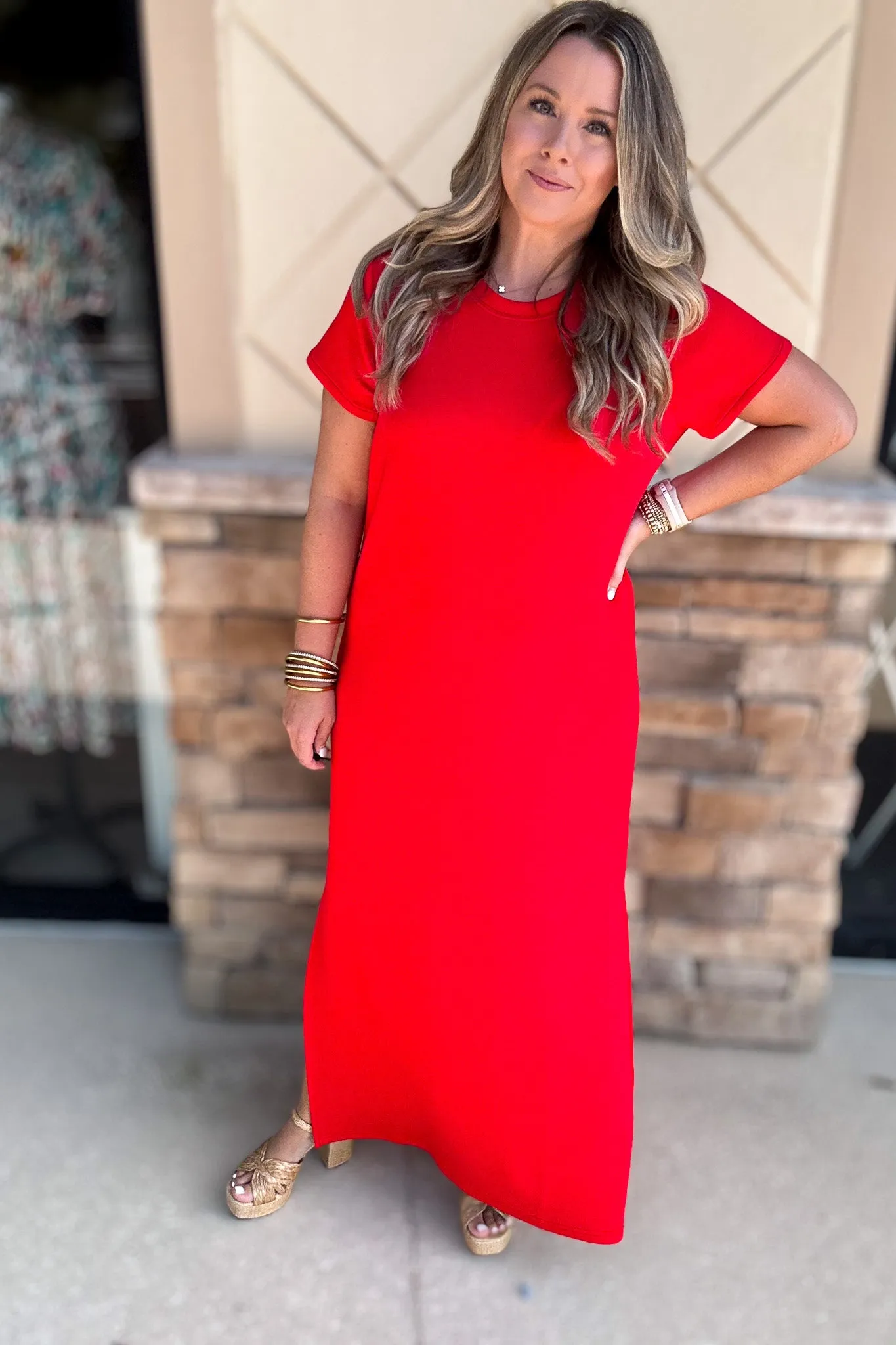 Spanx: AirEssentials Maxi Dress - Spanx Red