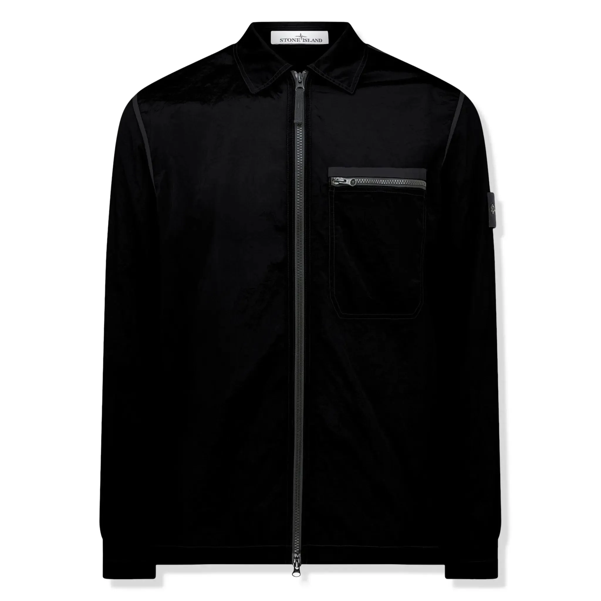 Stone Island Nylon Metal Black Overshirt