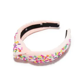 STRAWBERRY BIRTHDAY CAKE KIDS KNOTTED HEADBAND