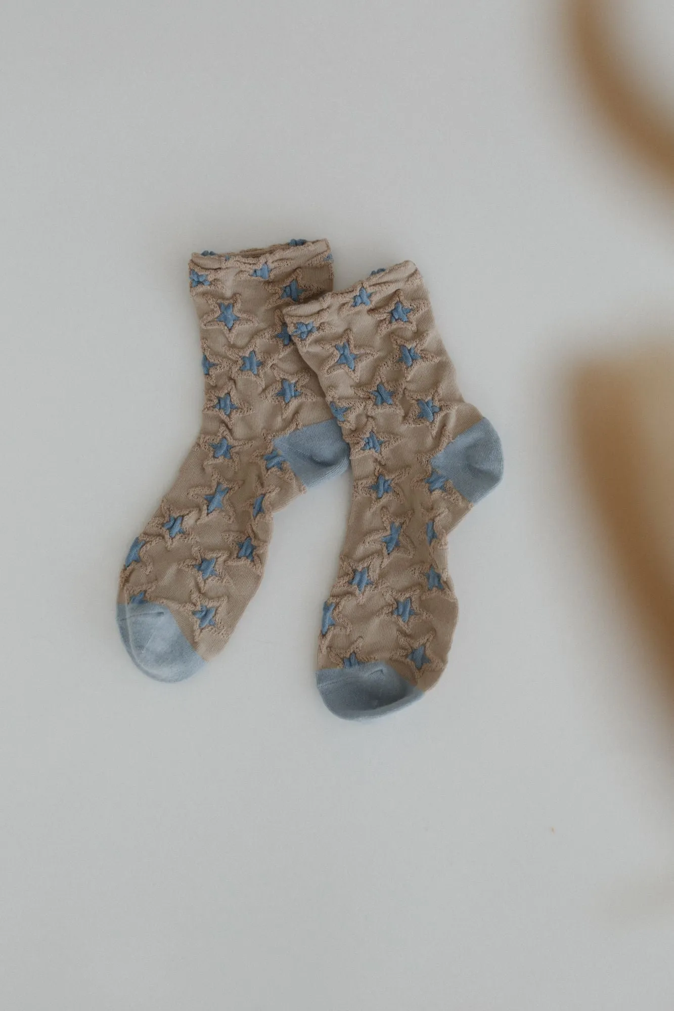 Super Star Socks - Beige