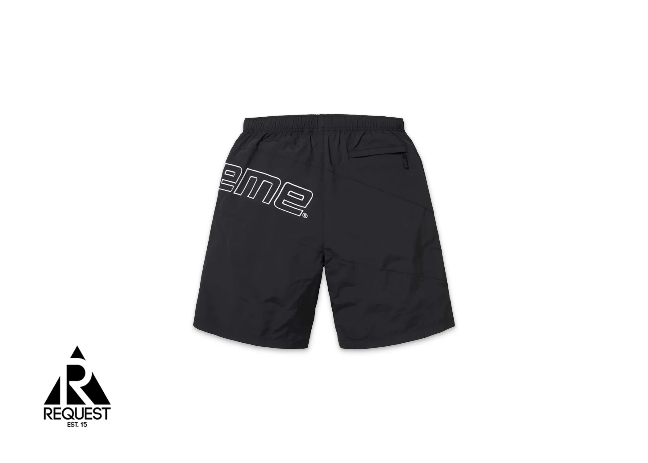 Supreme Curve Nylon Shorts Black”