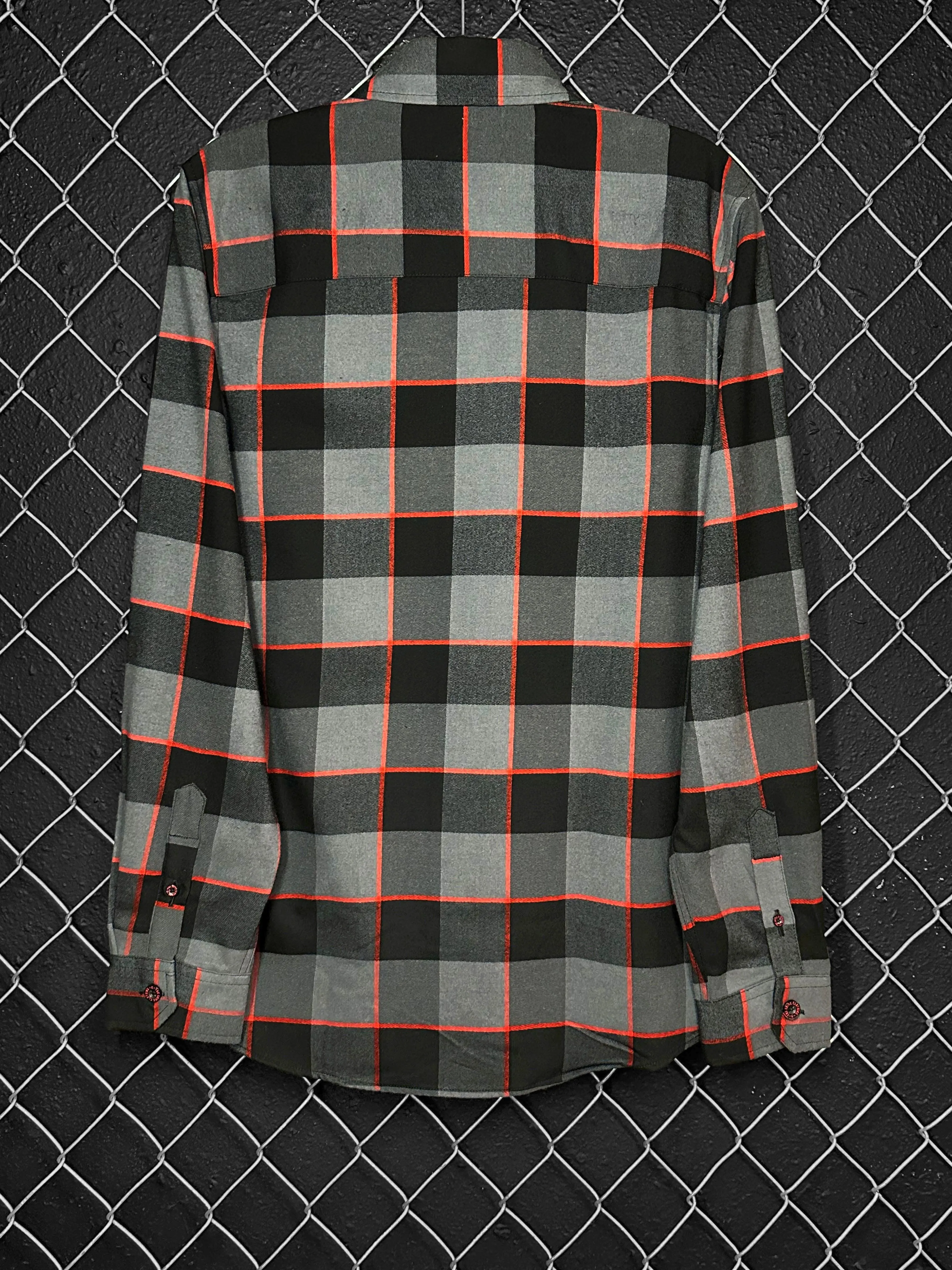 TDC BLACK/GREY/RED FLANNEL