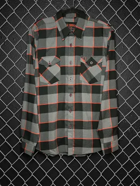 TDC BLACK/GREY/RED FLANNEL