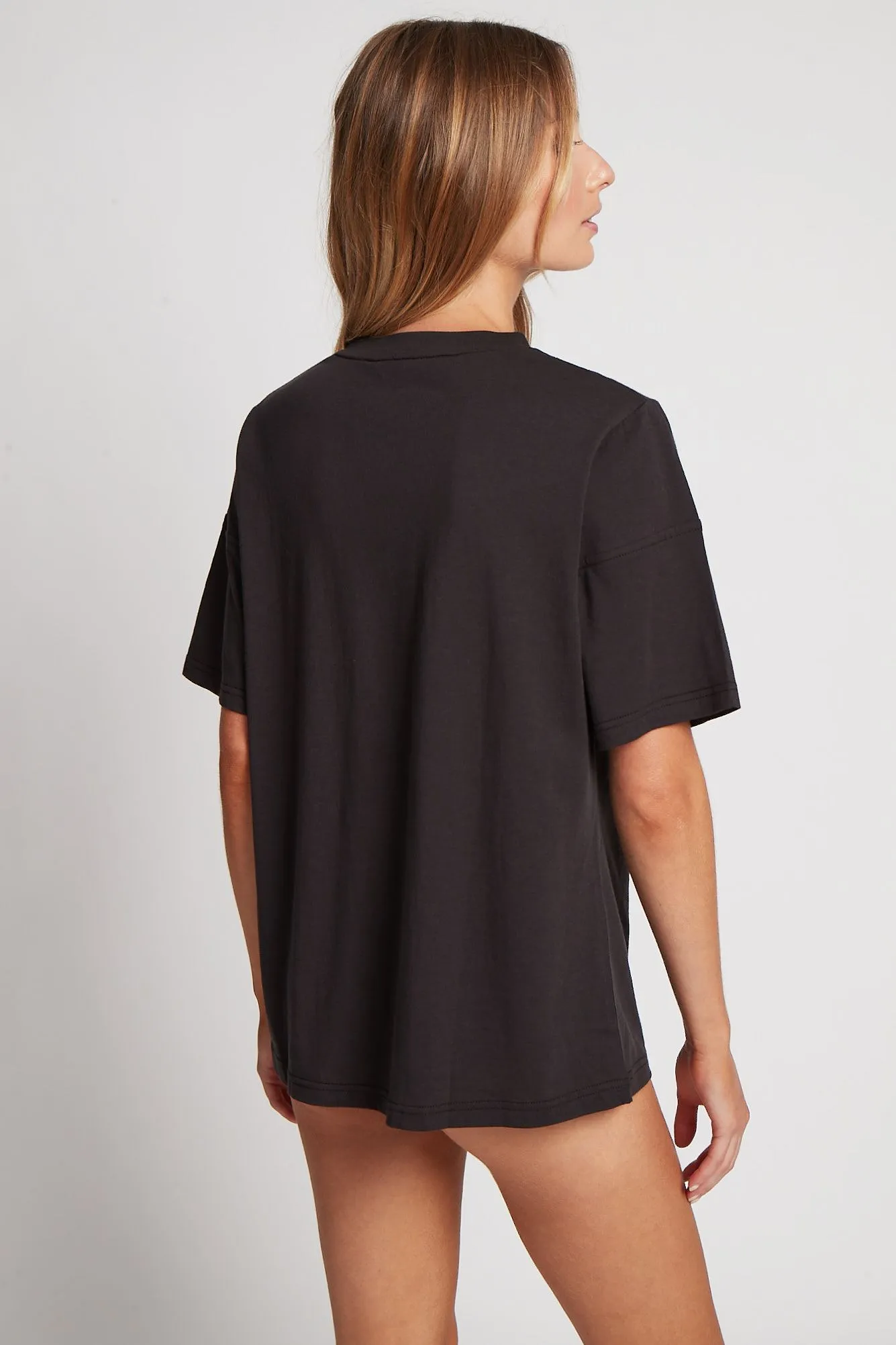 Tencel™ Oversized T-Shirt - Vintage Black