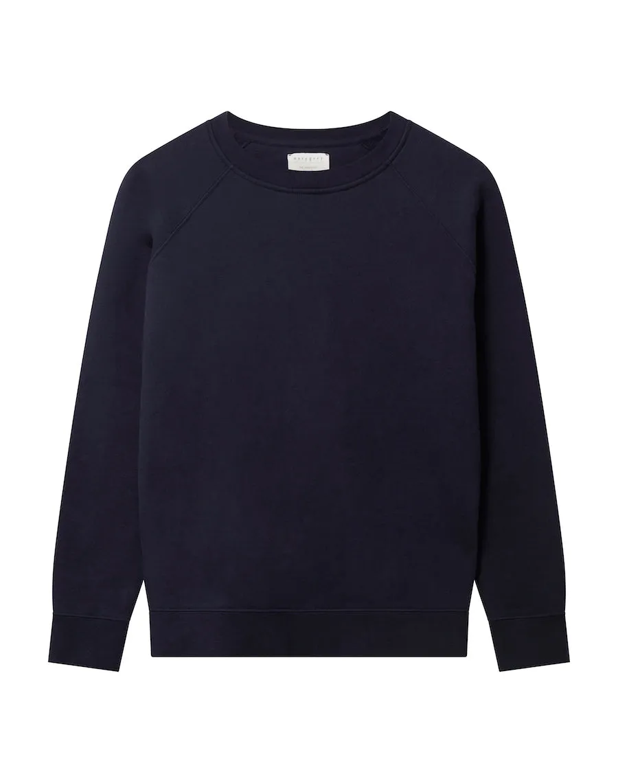 The Vintage-fit SWEATSHIRT - Navy