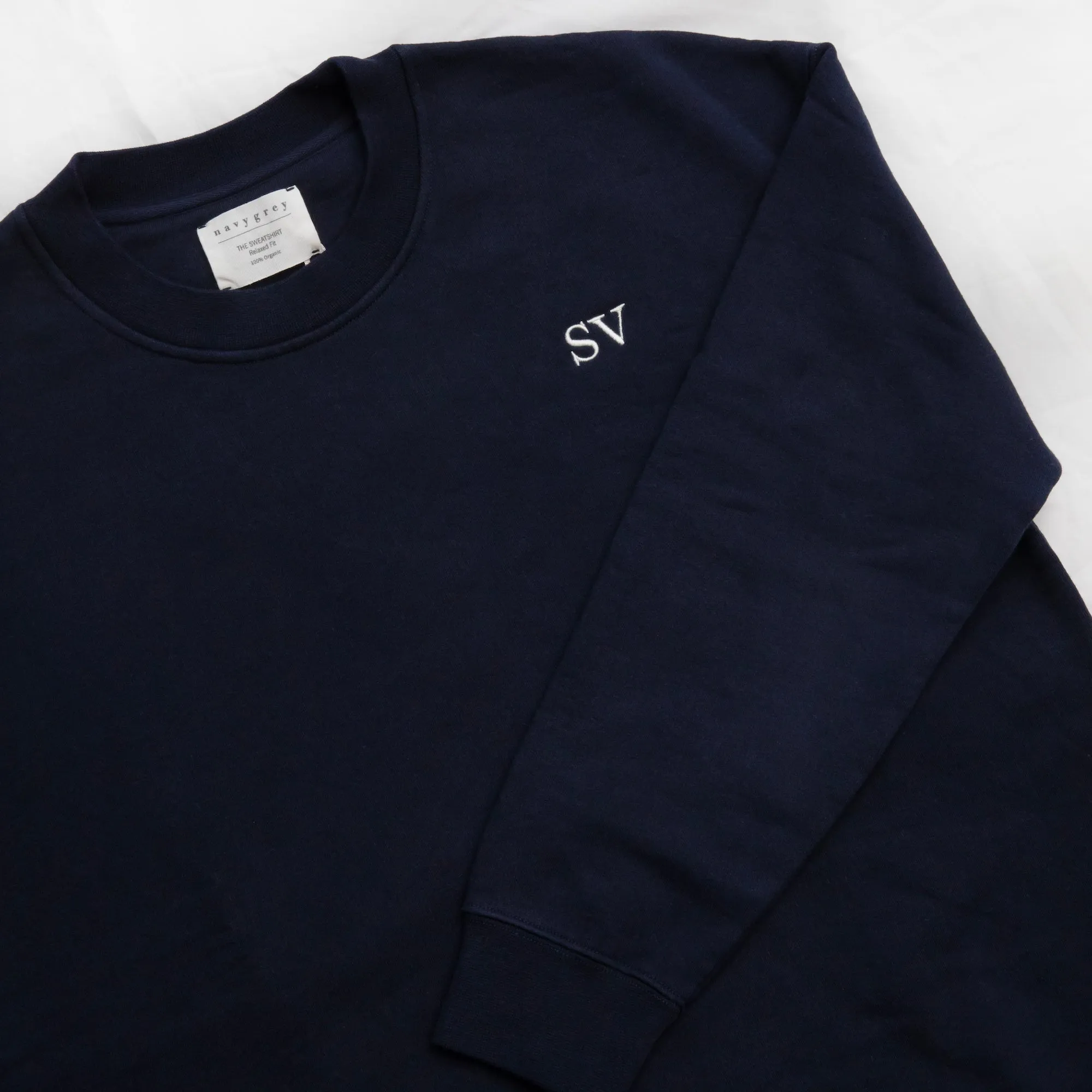 The Vintage-fit SWEATSHIRT - Navy