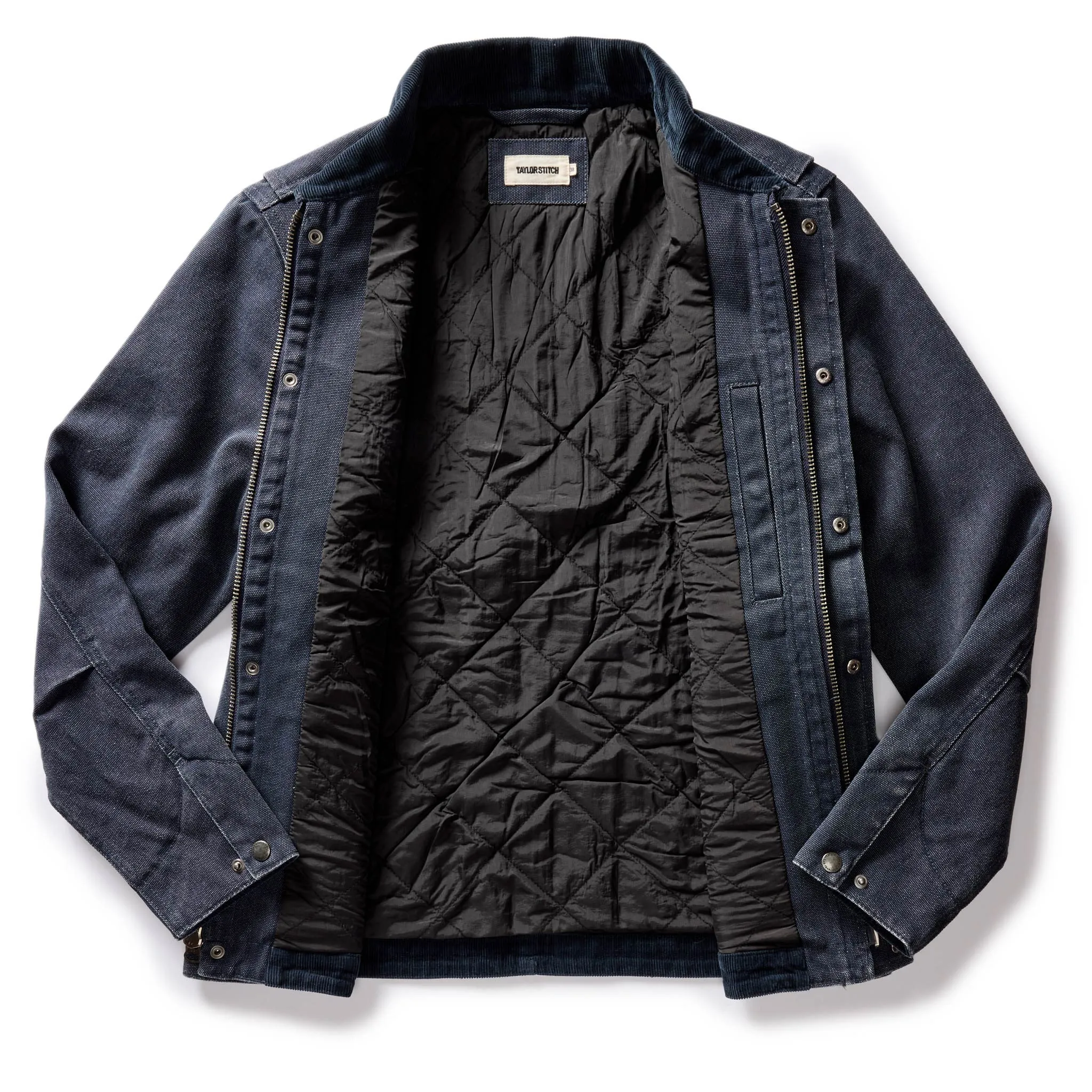 The Workhorse Jacket in Navy Chipped Canvas