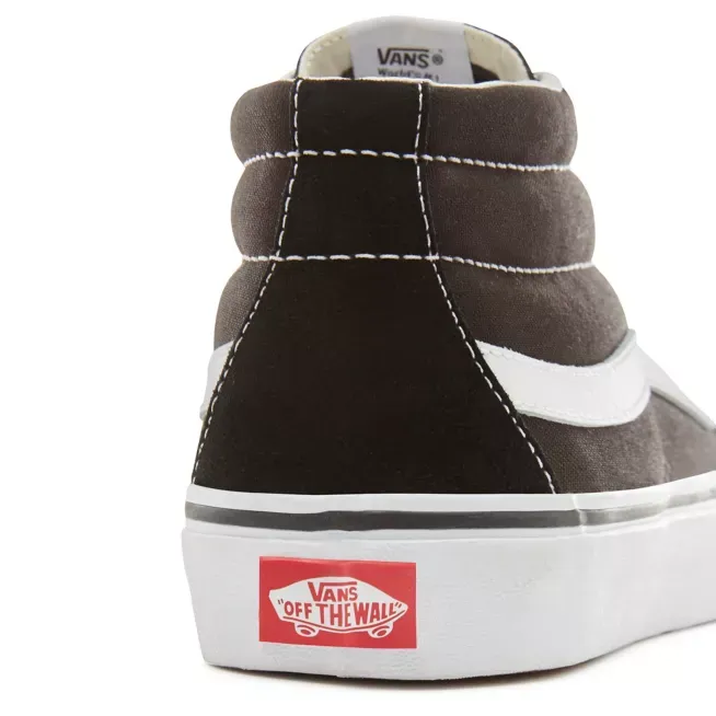 Vans high top sneakers in canvas and suede SK8-Mid Reissue VN0A391F6BT black-white