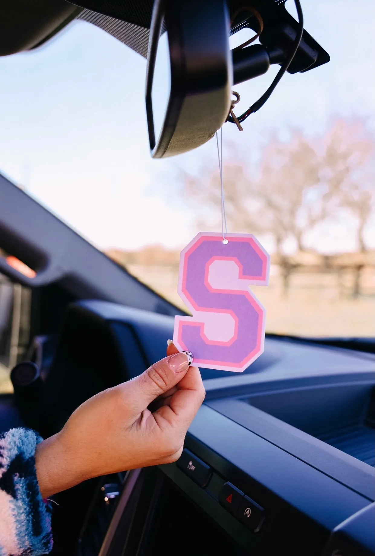 Varsity Initial S Air Freshener