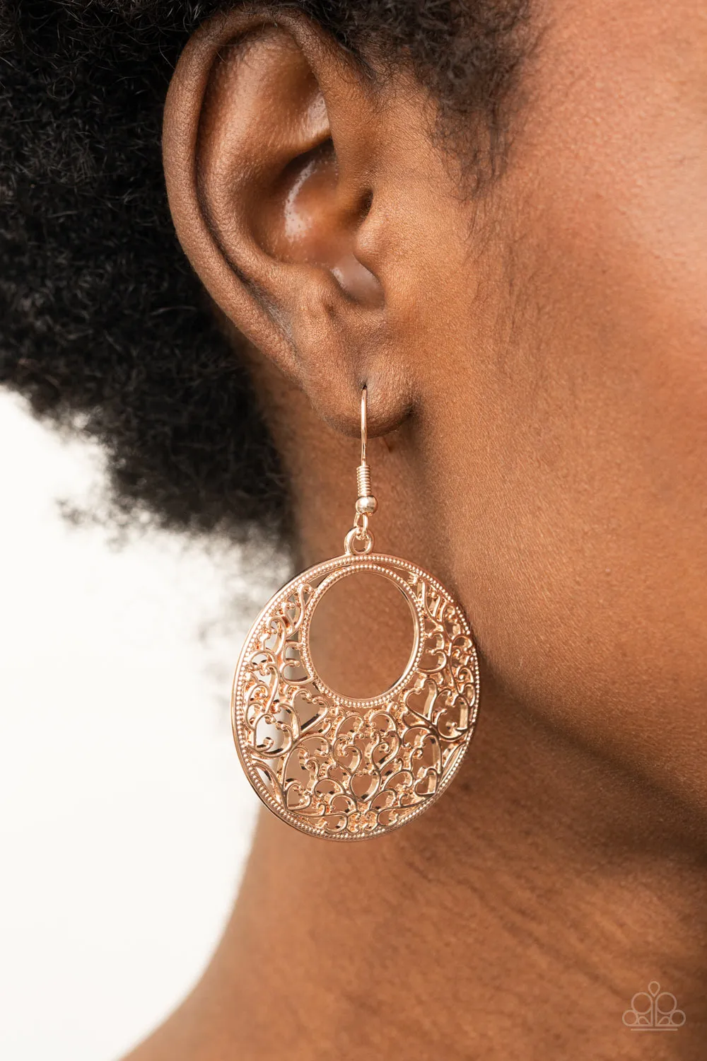 Vineyard Romance Rose Gold-Earrings