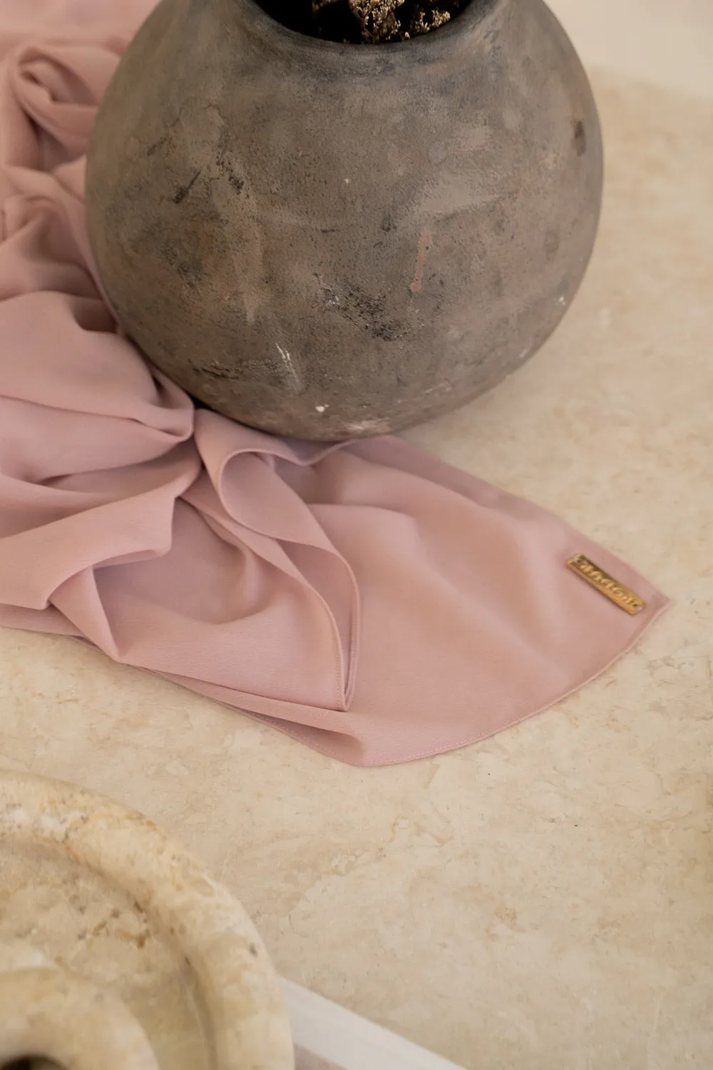 warm blush hijab -colour 9