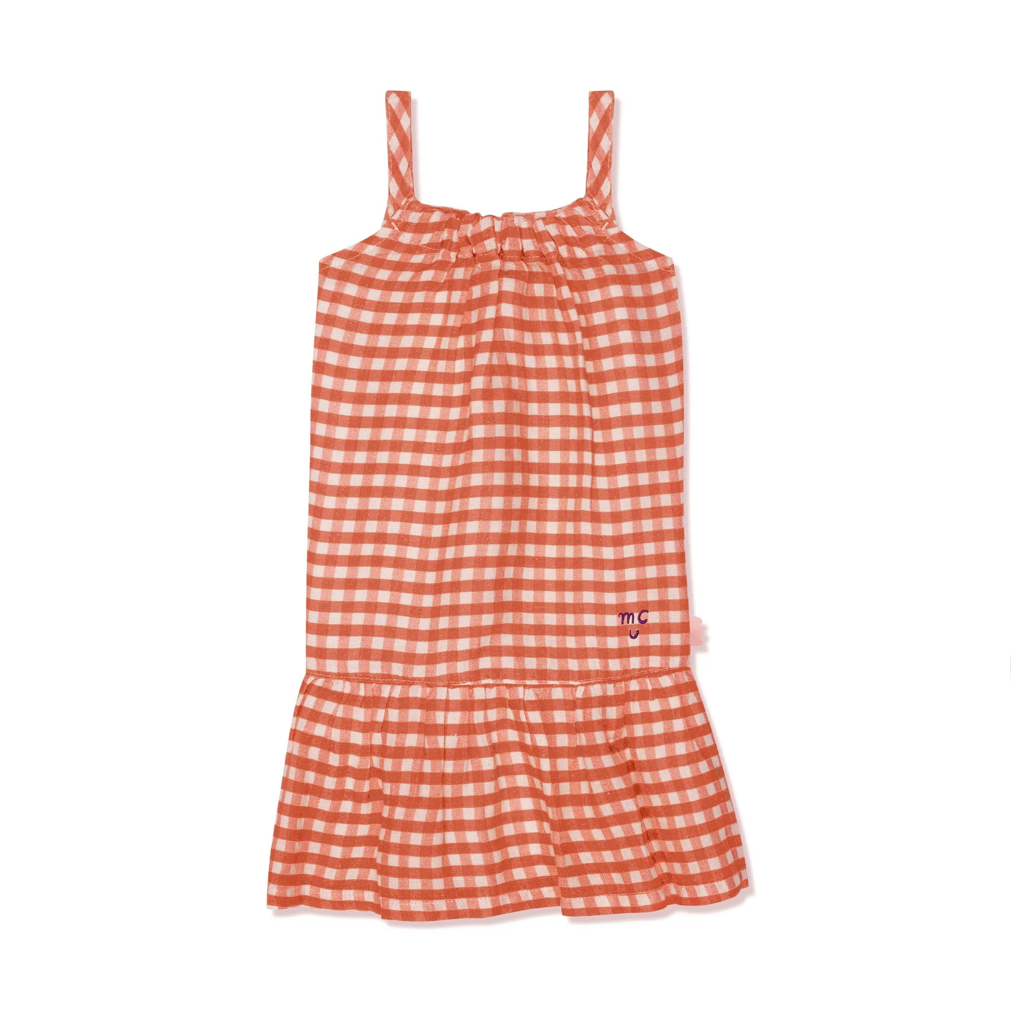 Watermelon Slices Linen Kid Dress