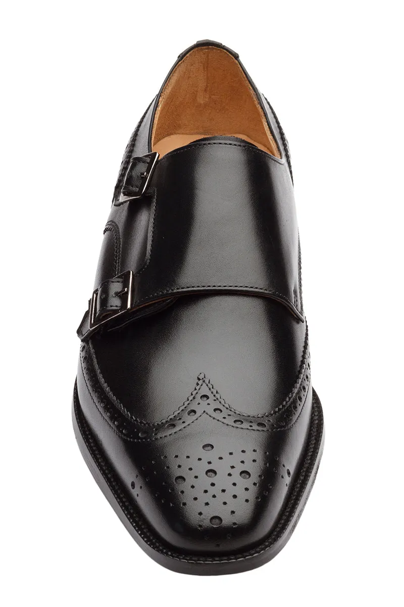 WINGCAP BROGUE DOUBLE MONK -B