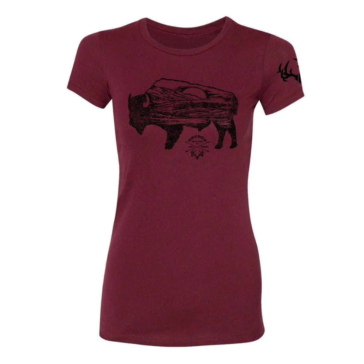 Womens Wilderness Buffalo Tee