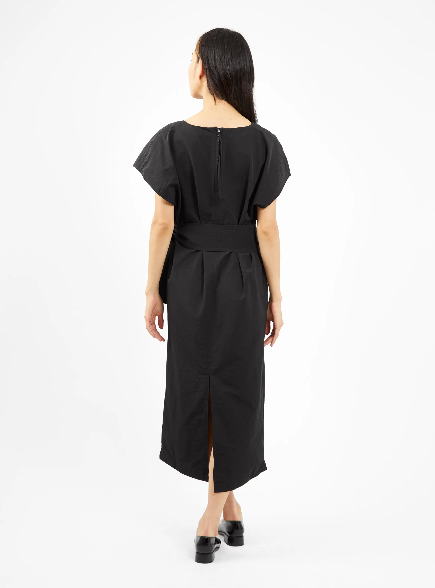 Yamibica Tie Dress Black