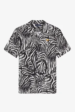 ZEBRA PRINT REVERE SHIRT